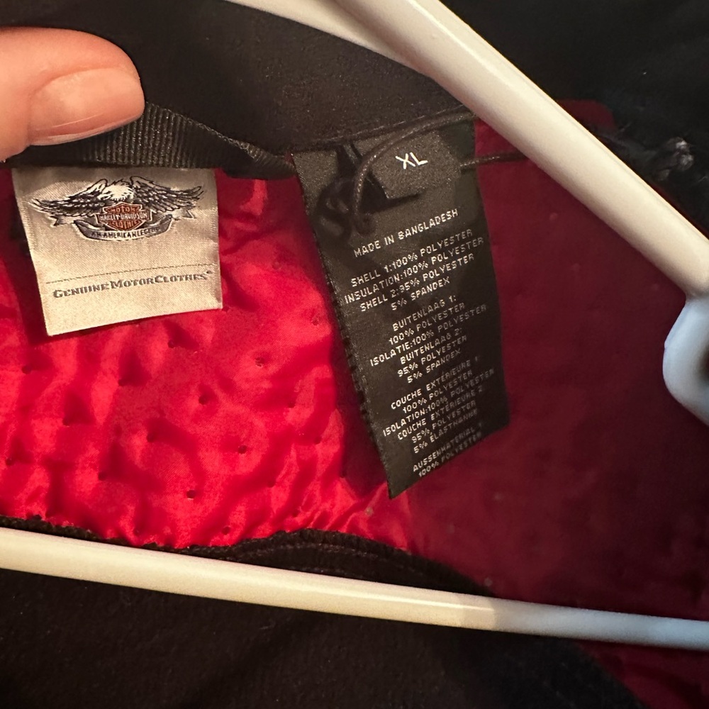 Harley-Davidson Red and Black Jacket - Picture 3 of 3
